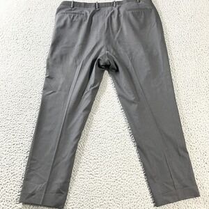 Peter Millar Dress Pants Mens 40‎ Gray Wool Stretch Flat Front Trousers